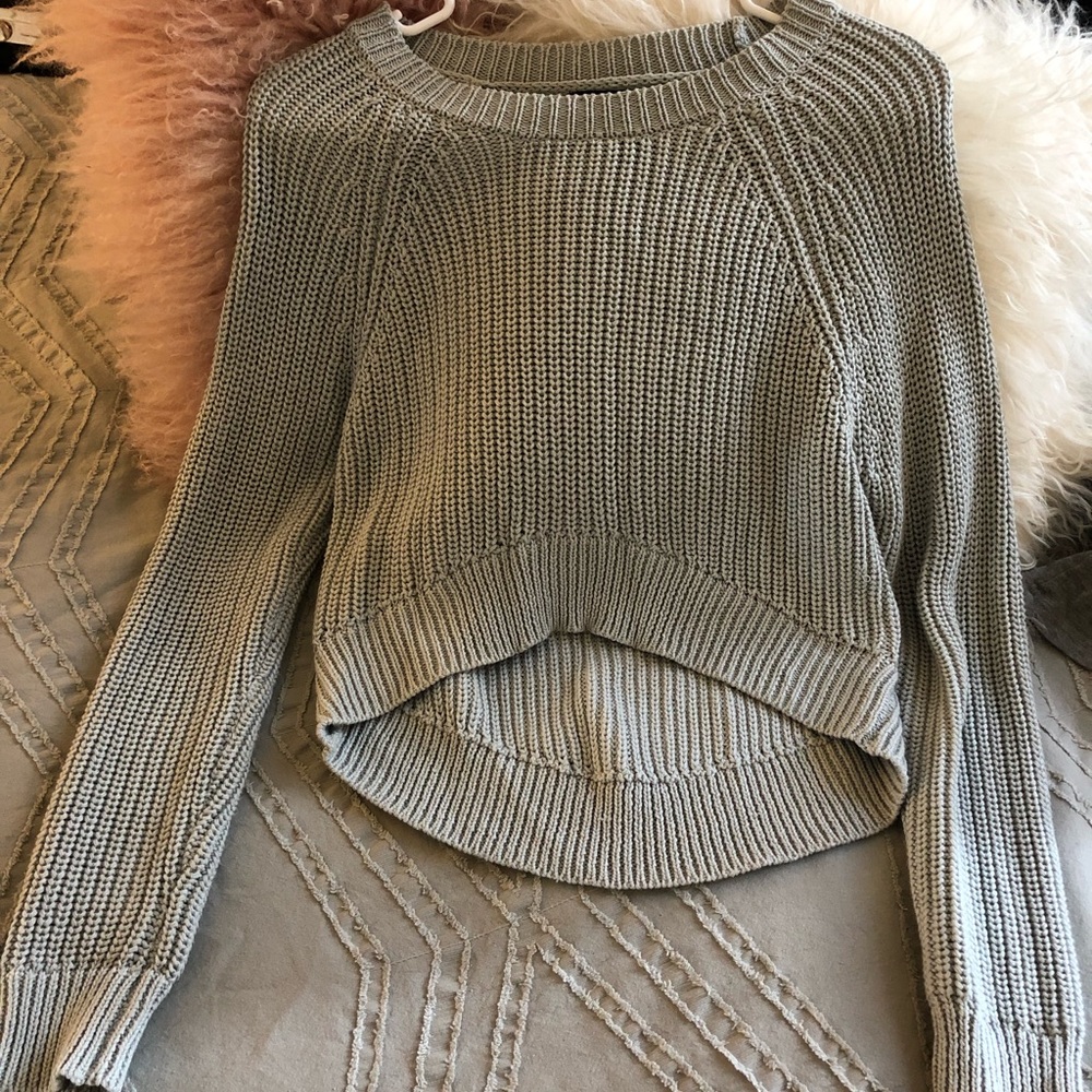 Cropped Forever 21 knit sweater